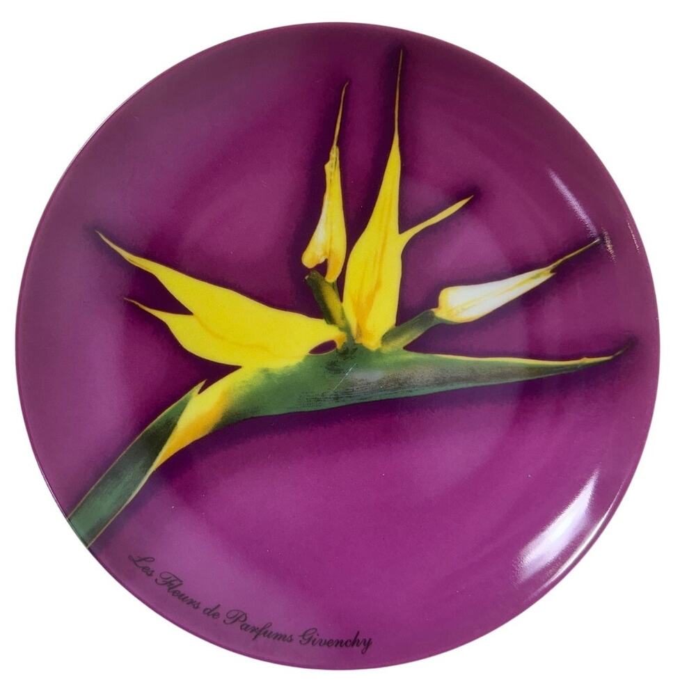 Givenchy Les Fleurs de Parfums 8.25" Salad/Dessert Plates-Excellent-Set of 2 - Picture 5 of 9